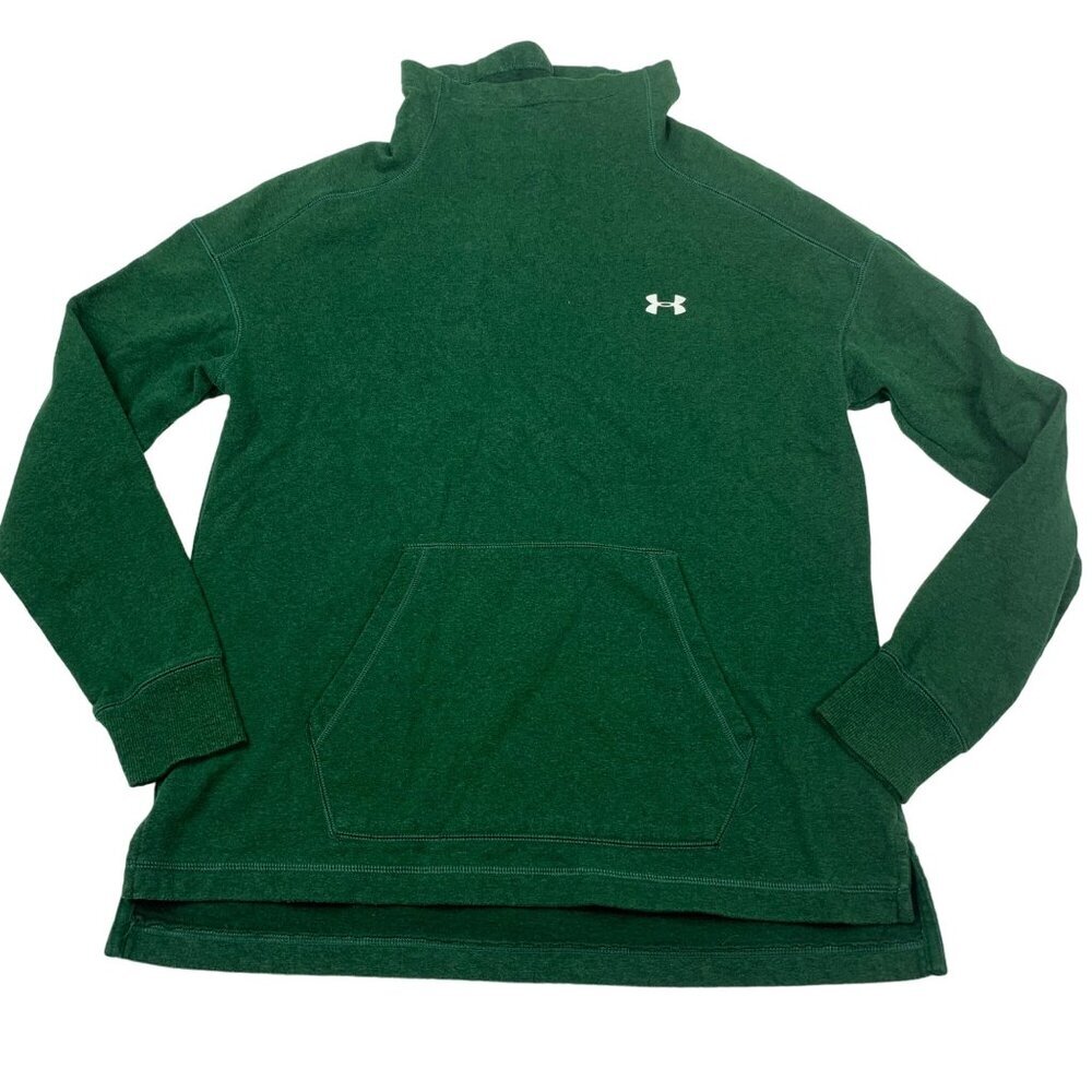 Under Armour Men's ColdGear Loose Fit Pullover Hoodie Green Small